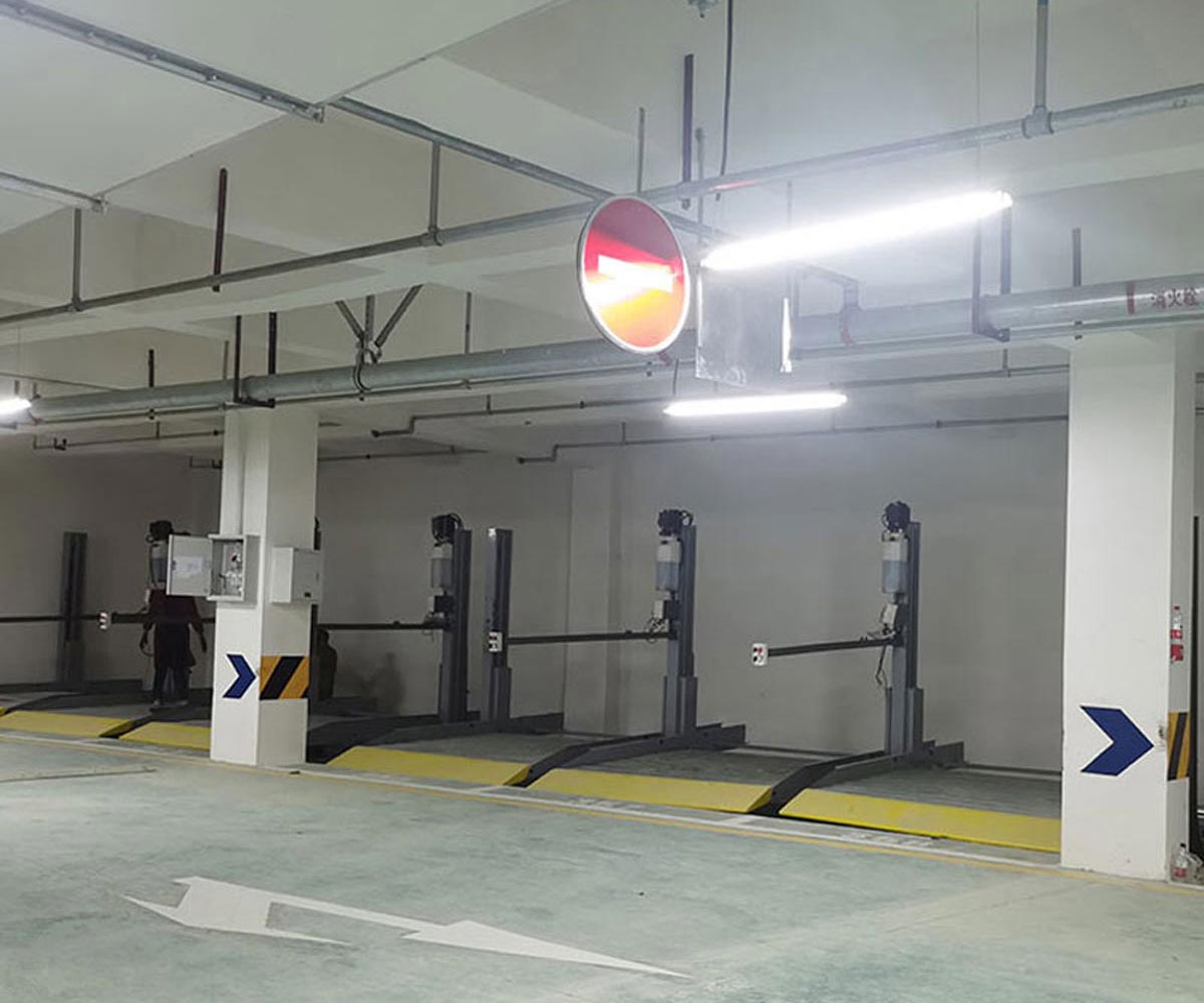 三層升降橫移停車立體車庫回購