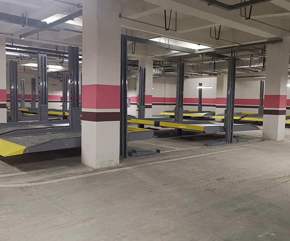 PSH五層升降橫移類停車設備（負二正三地坑式）技術參數