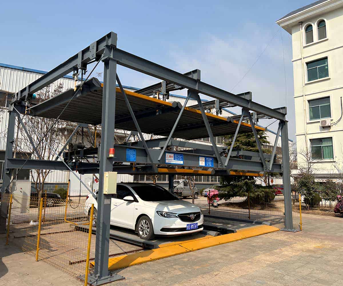 雙柱機械停車場移位操作指南