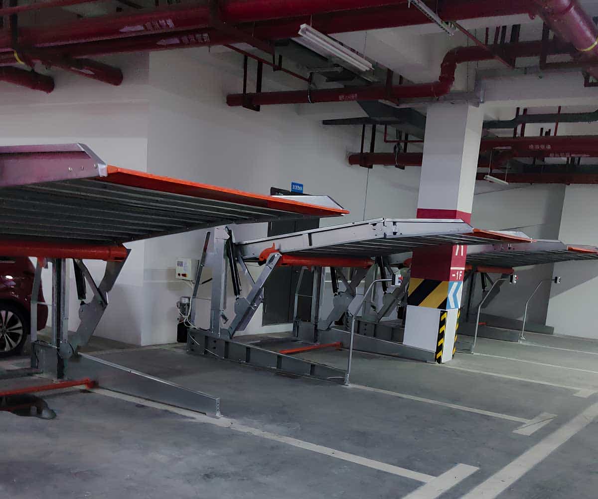 江口2柱機械式立體車庫尺寸指南